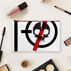 Twenty One Pilots Skull Cosmetic Bag (Medium) from ArtsNow.com Front