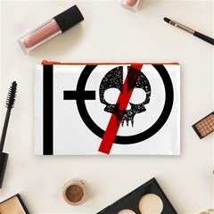 Twenty One Pilots Skull Cosmetic Bag (Medium) from ArtsNow.com Front