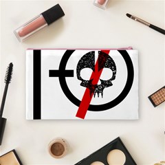 Twenty One Pilots Skull Cosmetic Bag (Medium) from ArtsNow.com Back
