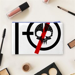 Twenty One Pilots Skull Cosmetic Bag (Medium) from ArtsNow.com Back