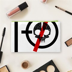 Twenty One Pilots Skull Cosmetic Bag (Medium) from ArtsNow.com Back