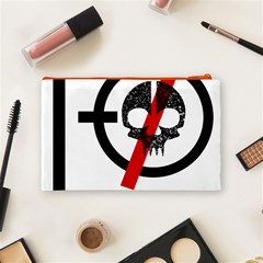Twenty One Pilots Skull Cosmetic Bag (Medium) from ArtsNow.com Back