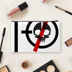 Twenty One Pilots Skull Cosmetic Bag (Medium) from ArtsNow.com Back