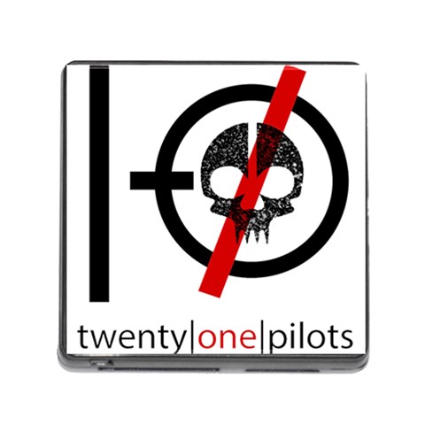 Twenty One Pilots Skull Memory Card Reader (Square) from ArtsNow.com Front