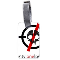 Twenty One Pilots Skull Luggage Tag (two sides) from ArtsNow.com Front