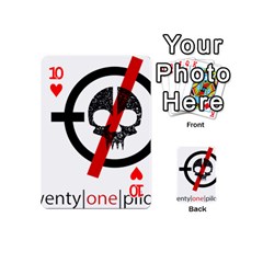 Twenty One Pilots Skull Playing Cards 54 (Mini) from ArtsNow.com Front - Heart10