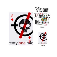 Twenty One Pilots Skull Playing Cards 54 (Mini) from ArtsNow.com Front - Diamond2