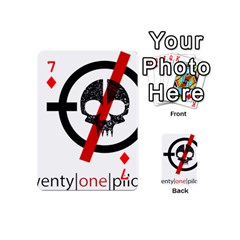 Twenty One Pilots Skull Playing Cards 54 (Mini) from ArtsNow.com Front - Diamond7