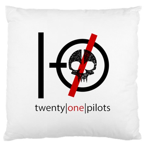 Twenty One Pilots Skull Large Cushion Case (One Side) from ArtsNow.com Front