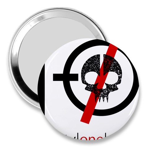 Twenty One Pilots Skull 3  Handbag Mirror from ArtsNow.com Front