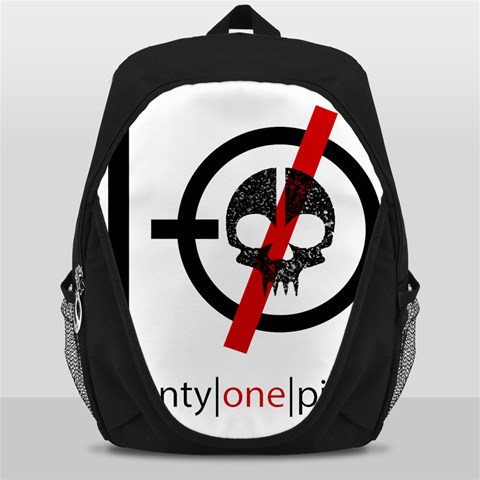 Twenty One Pilots Skull Backpack Bag from ArtsNow.com Front