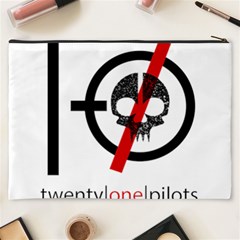Twenty One Pilots Skull Cosmetic Bag (XXXL) from ArtsNow.com Back