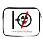Twenty One Pilots Skull Apple iPad 2/3/4 Zipper Case