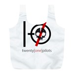 Twenty One Pilots Skull Full Print Recycle Bag (L)