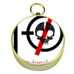 Twenty One Pilots Skull Gold Compass