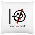 Twenty One Pilots Skull Standard Flano Cushion Case (Two Sides)