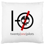 Twenty One Pilots Skull Large Flano Cushion Case (Two Sides)
