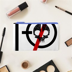 Twenty One Pilots Skull Cosmetic Bag (XS) from ArtsNow.com Front