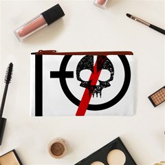 Twenty One Pilots Skull Cosmetic Bag (XS) from ArtsNow.com Front