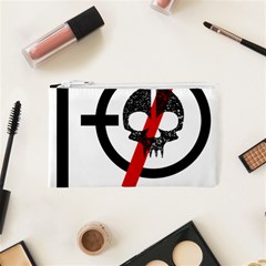 Twenty One Pilots Skull Cosmetic Bag (XS) from ArtsNow.com Front