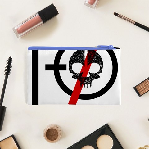 Twenty One Pilots Skull Cosmetic Bag (XS) from ArtsNow.com Back