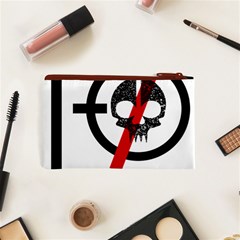 Twenty One Pilots Skull Cosmetic Bag (XS) from ArtsNow.com Back