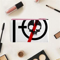 Twenty One Pilots Skull Cosmetic Bag (XS) from ArtsNow.com Back