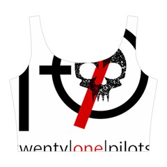 Twenty One Pilots Skull Midi Sleeveless Dress from ArtsNow.com Top Front