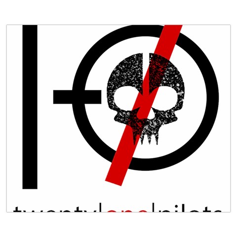Twenty One Pilots Skull Medium Tote Bag from ArtsNow.com Front