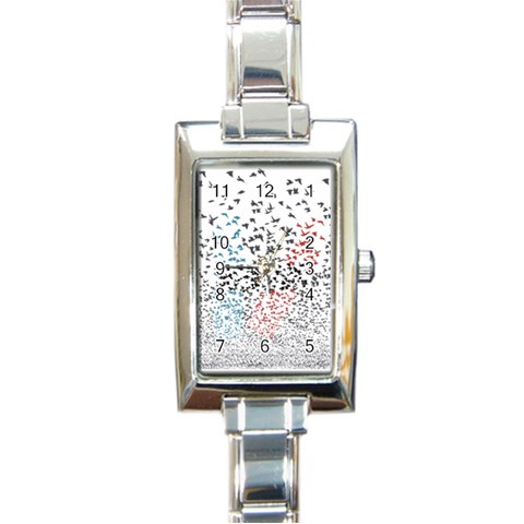 Twenty One Pilots Birds Rectangle Italian Charm Watch from ArtsNow.com Front
