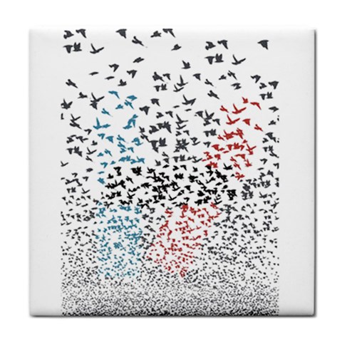 Twenty One Pilots Birds Tile Coaster from ArtsNow.com Front