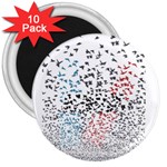 Twenty One Pilots Birds 3  Magnet (10 pack)