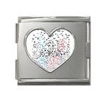 Twenty One Pilots Birds Mega Link Heart Italian Charm (18mm)