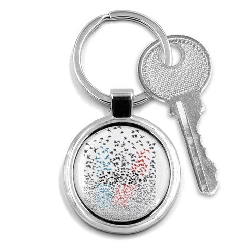 Twenty One Pilots Birds Key Chain (Round) from ArtsNow.com Front