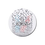 Twenty One Pilots Birds Rubber Round Coaster (4 pack)