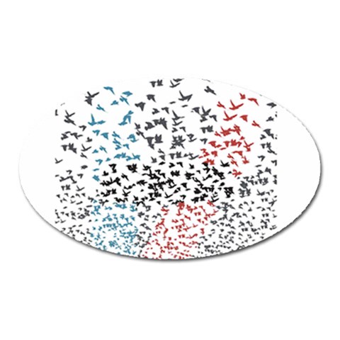 Twenty One Pilots Birds Magnet (Oval) from ArtsNow.com Front