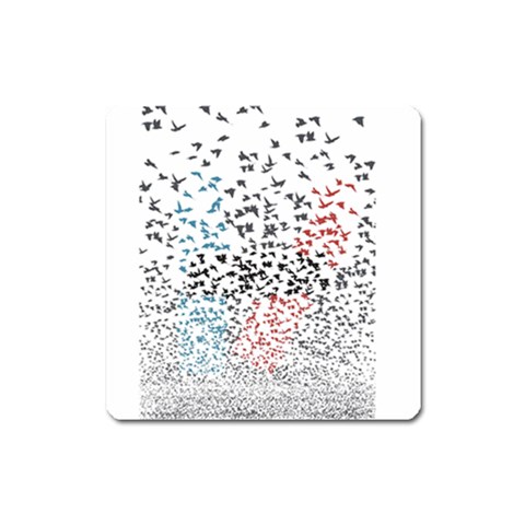 Twenty One Pilots Birds Magnet (Square) from ArtsNow.com Front