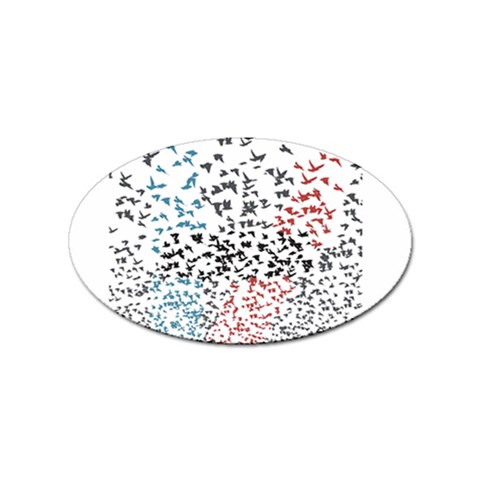 Twenty One Pilots Birds Sticker Oval (100 pack) from ArtsNow.com Front