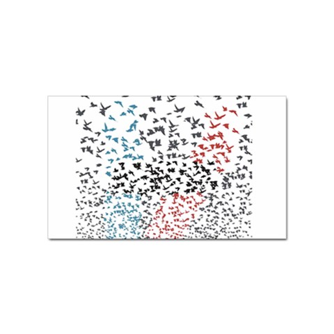 Twenty One Pilots Birds Sticker Rectangular (10 pack) from ArtsNow.com Front