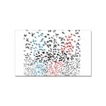 Twenty One Pilots Birds Sticker Rectangular (10 pack)