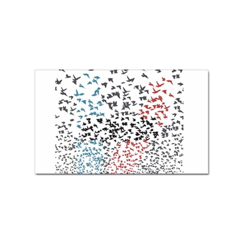 Twenty One Pilots Birds Sticker Rectangular (100 pack) from ArtsNow.com Front
