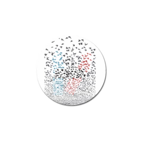 Twenty One Pilots Birds Golf Ball Marker (4 pack) from ArtsNow.com Front