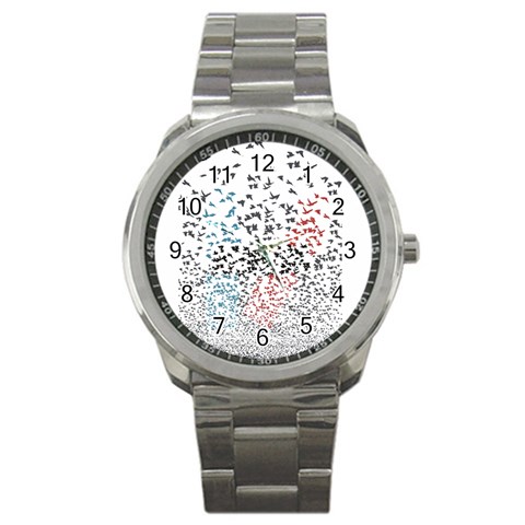 Twenty One Pilots Birds Sport Metal Watch from ArtsNow.com Front