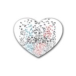 Twenty One Pilots Birds Rubber Coaster (Heart)