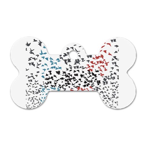 Twenty One Pilots Birds Dog Tag Bone (One Side) from ArtsNow.com Front