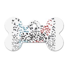 Twenty One Pilots Birds Dog Tag Bone (Two Sides) from ArtsNow.com Back