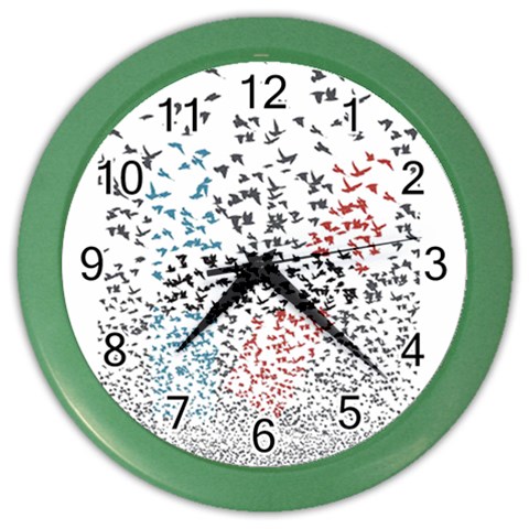 Twenty One Pilots Birds Color Wall Clock from ArtsNow.com Front