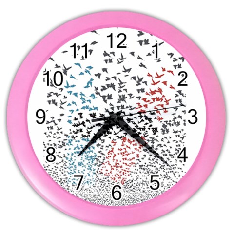 Twenty One Pilots Birds Color Wall Clock from ArtsNow.com Front
