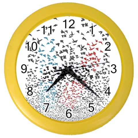 Twenty One Pilots Birds Color Wall Clock from ArtsNow.com Front