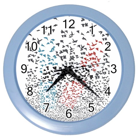 Twenty One Pilots Birds Color Wall Clock from ArtsNow.com Front